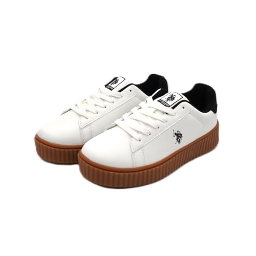 [ユーエスポロアッスン] スクールシューズ 2PL00811 レディース ホワイト 23.5 cm 6,007円