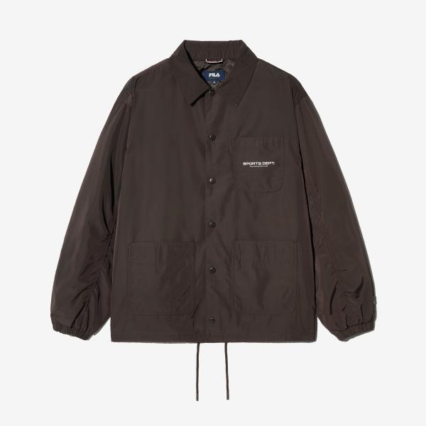 FILA ウーブンカラーネックコーチジャケット