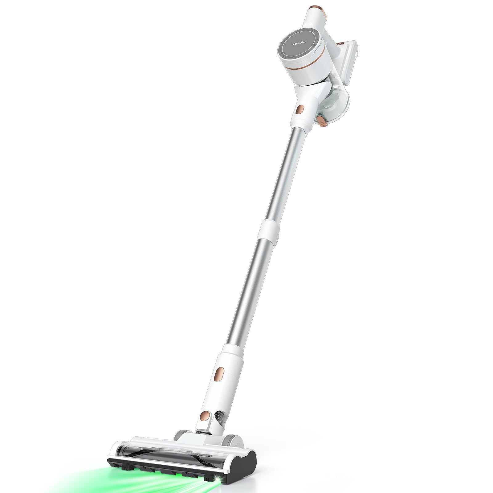 掃除機 コードレス 【新登場 業界初 グリーンLEDライト搭載自立式45000pa強力吸引】コードレス掃除機 軽量 60分連続稼働 LED液晶ディスプレイ 左右180上下90回転 500Ｗ サ