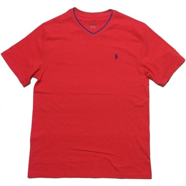 ボーイズサイズ 半袖 Vネック ワンポイント Tシャツ レッド boys PR2-1160 6,380円