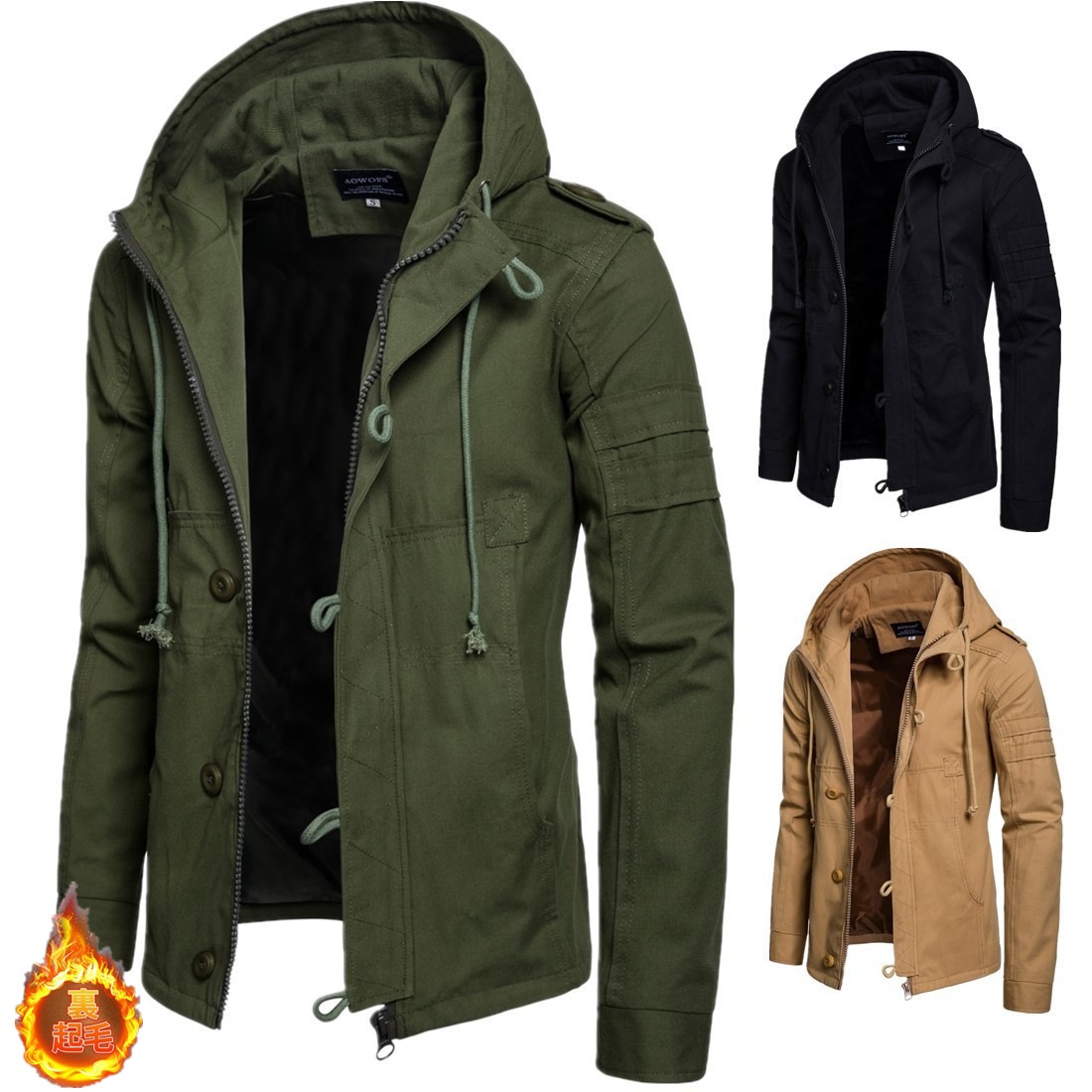 ダウンジャケット メンズ ダウンコート 中綿 ストレッチ フード付き 冬アウター フード付き 防寒防風 スリム 綿 無地 冬服 保温 3色展開 ハイネック