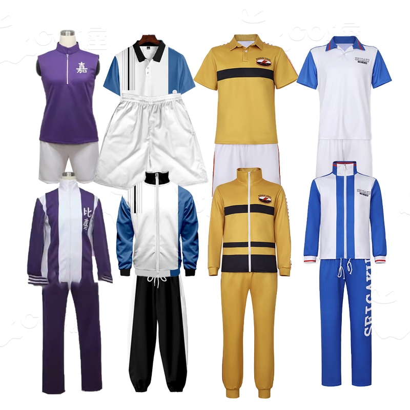 4点セット ジャージ U-17/氷帝/不動峰/四天宝寺/立海大/青学/比嘉 コスプレ 衣装 セットアップ ハロウィン 服