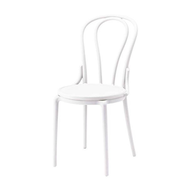 チェア/椅子 ホワイト 約W43.5xD53xH87xSH45cm 組立品