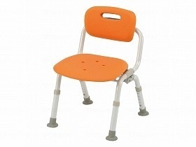 パナソニックエイジフリー シャワーチェア [ユクリア] コンパクト おりたたみN オレンジ PN-L40721D介護用品