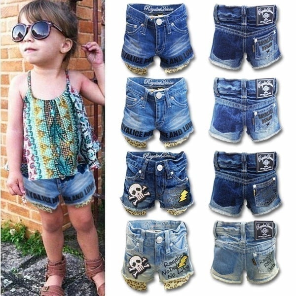 【即納】ひょう見せポケット デニム ショートパンツ キッズ ショーパン 女の子 子供服 ダメージ ジーンズ パンツ ボトムス 幼稚園 小学生 子供 服 ガールズ プチプラ ファッション おしゃれ 可愛