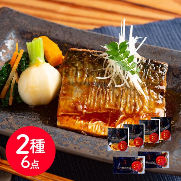 魚匠えびす とろ鯖煮付と鮭の照焼セット サバ 鯖 鮭 セット SISK