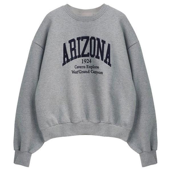 レディースオーバーフィットマンツーマンカジュアルTシャツ AZ25