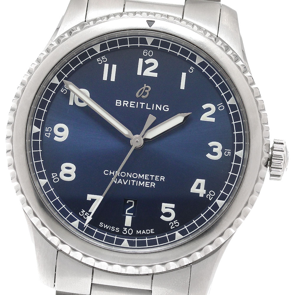 ブライトリング BREITLING A17314 ナビタイマー8 デイト 自動巻き メンズ 箱・保証書付き_946717【中古】