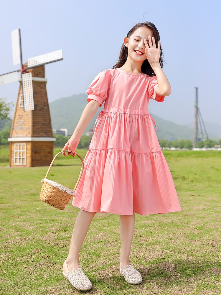 売れ筋がひ！ 子供服女の子のドレスサマードレス2021年の外国風大きな子供の夏子供のプリンセスドレス小さな女の子のドレス スカート