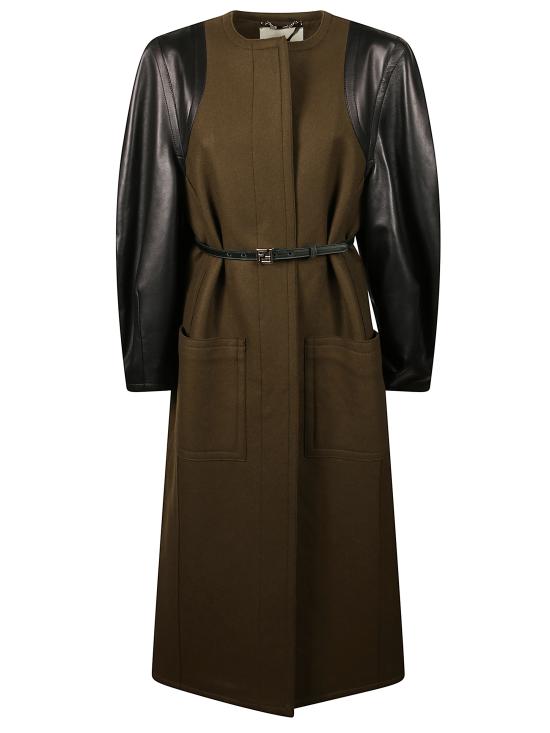FENDI Women Coats FF6150 AJ0KF1T6G Green