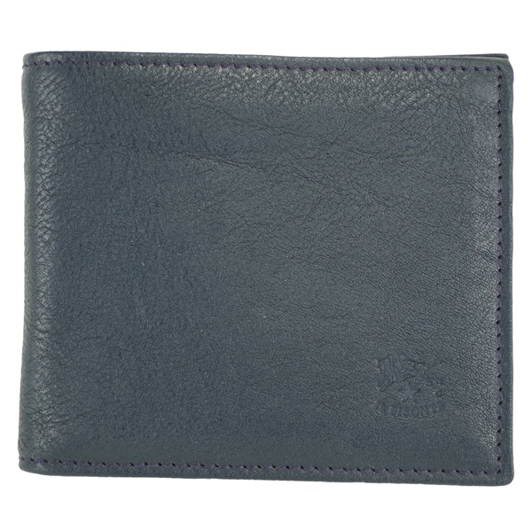 IL BISONTE イルビゾンテ BI FOLD WALLET 二つ折り財布　コンパクト財布　メンズ　レディース　ユニセックス/SBW023 PO0001 BL391B/Blu Mezzanotte