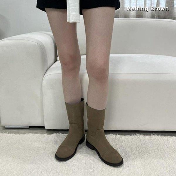 女性ミドルブーツ 牛革ブーツ K37