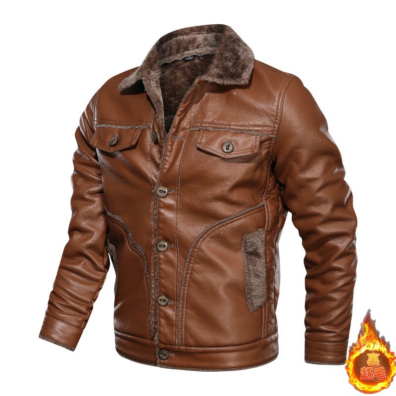 ライダースジャケット メンズ レザージャケット 裏ボア 裏起毛 レザーコート 厚手 バイクウェア 暖か