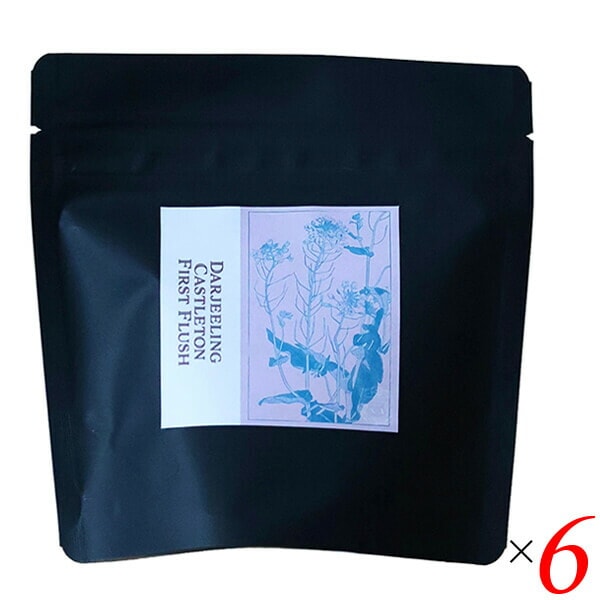 ナナシアン Darjeeling Castleton First Flush FTGFOP1 (非水百花譜・春を待つ花) 30g [bare leaf] 6個