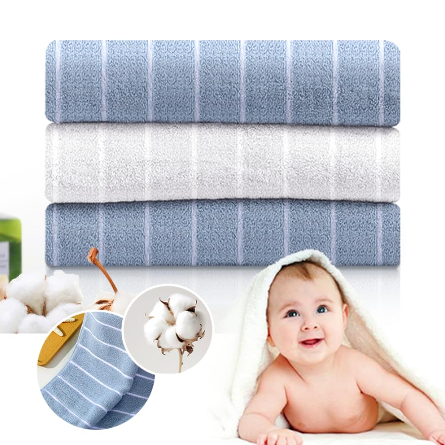 kaziO タオル フェイスタオル 6枚入り 3枚:ベージュ 3枚:ライトグレー 抗菌防臭 家庭用 74ｘ34cm ホテル スポーツなどに最適