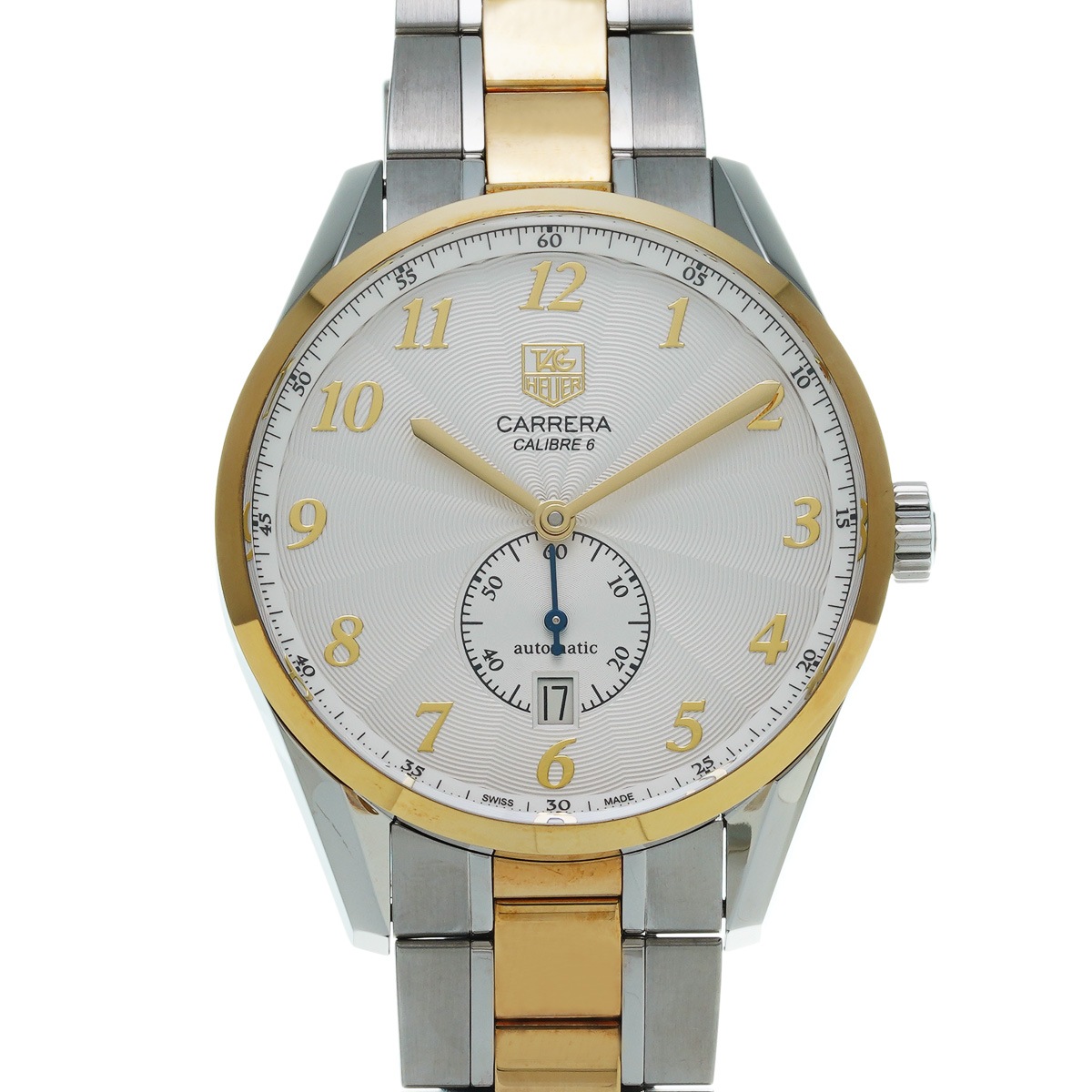 タグホイヤー カレラ キャリバー6 WAS2150.BD0733 アイボリー メンズ 腕時計 自動巻き 銀蔵