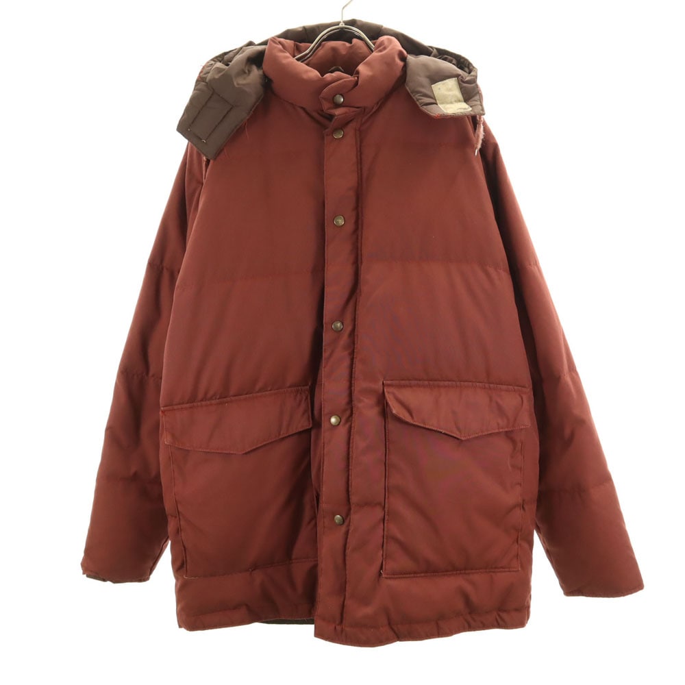 Alaska Safari 80s 90s オールド ダウンジャケット L レンガ系 メンズ