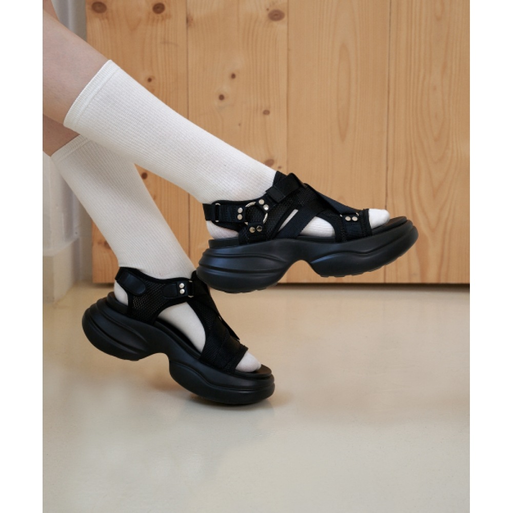 ソルトアンドチョコレートミロプラットフォームサンダル 412624015 (6cm)