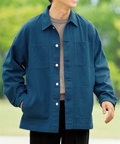 ダウンジャケット ポケット付カジュアルジャケット