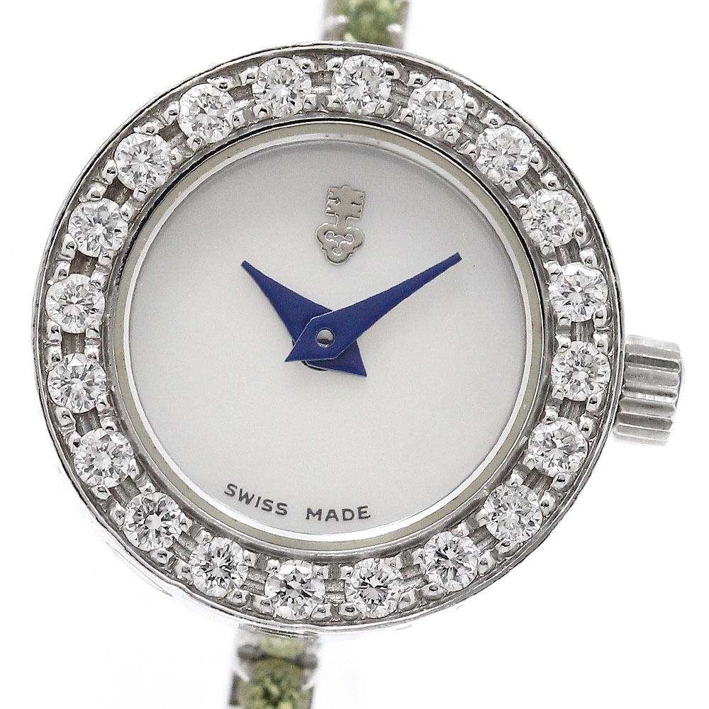 コルム CORUM 137.501.47 デビュタント ダイヤベゼル クォーツ レディース 保証書付き_951988【中古】