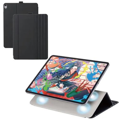 エレコム TB-A25XWVDBK iPad Air ケース 13インチ ( M3／M2 ) マグネット着脱フラップ カバー 8段階スタンド ブラック