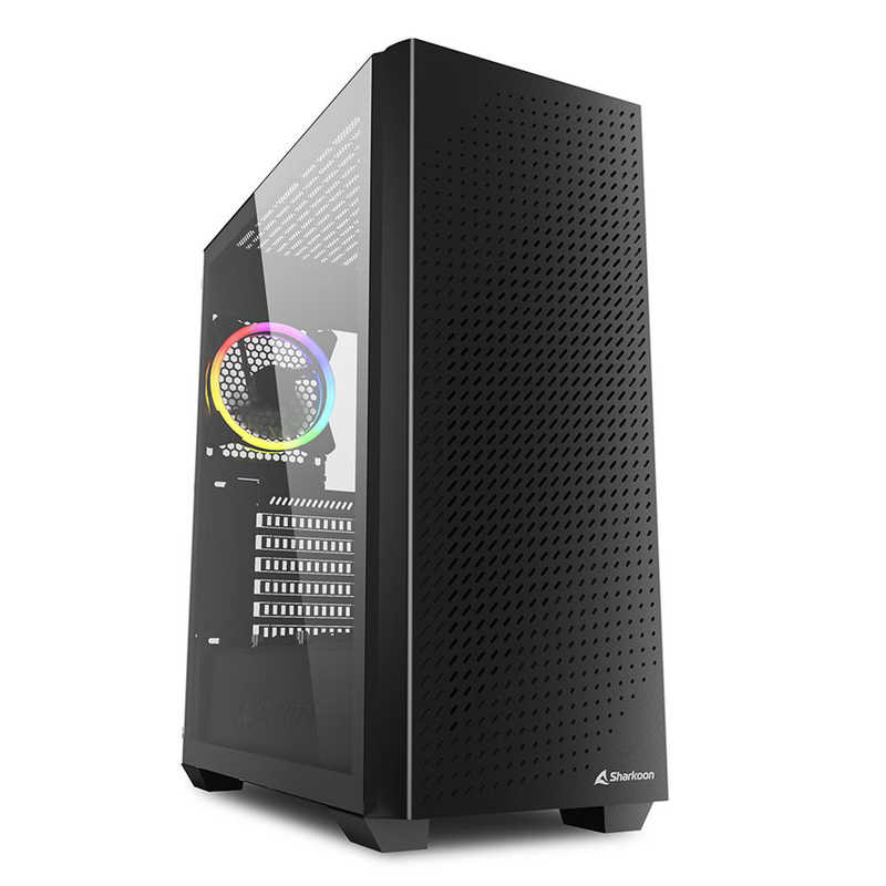 SHARKOON　PCケース［ATX /Micro ATX /Mini-ITX］ブラック　SHA-VS9RGBBK