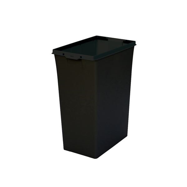 蓋別売 エコン ダストボックス #45 黒 本体のみ 単品 容量：46L ポリプロピレン 店舗 オフィス 施設 5,774円