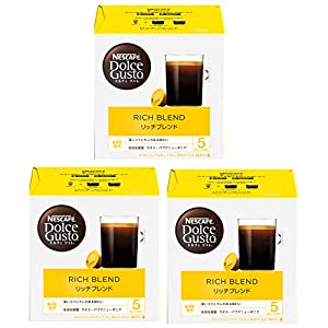 コーヒーカプセル ネスカフェ ドルチェグスト 専用カプセル リッチブレンド16杯分3箱