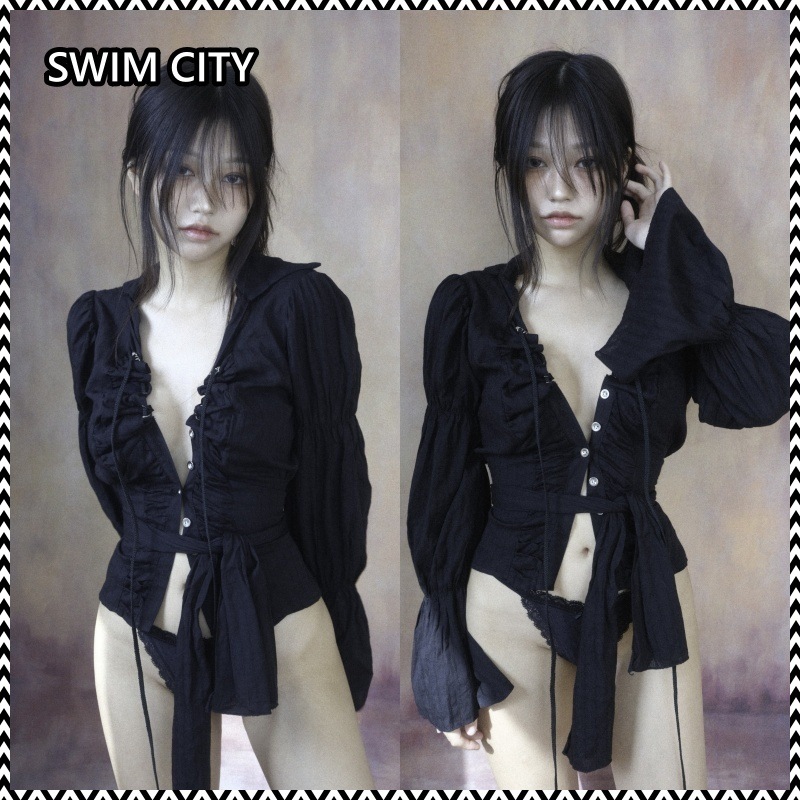 SWIMCITY Emilia top (black)
