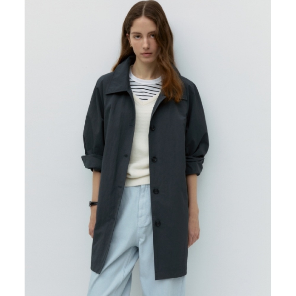 DEPOUND クラシックハーフトレンチコート [チャコール] 31,790円