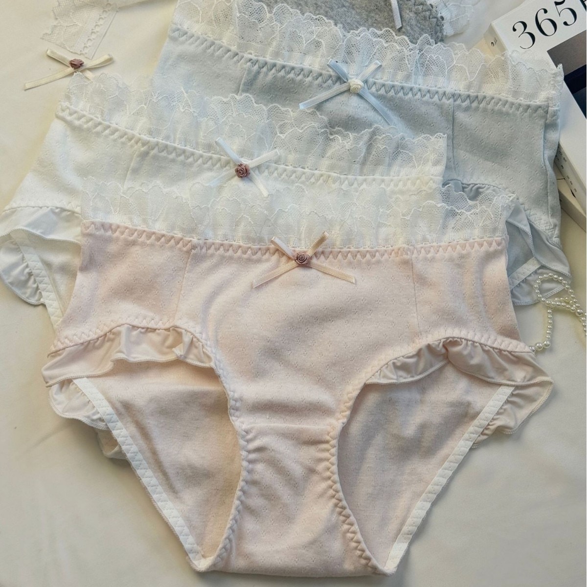 【1点ご購入 で10点プレゼントいたします】コットン通気レースシンプルウエストウエストヒップレディーススウィートパンツ