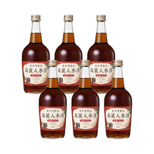 養命酒製造 高麗人参酒 [ リキュール 700ml×6本 ] / ハーブのお酒/人参とハーブをブレンド リンゴ果汁仕上げ/マカ 霊芝/ロック 炭酸 お湯割り
