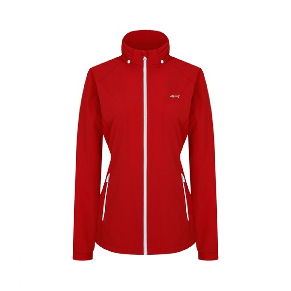 (Louis Castel) 女性用裏地付きビルトインフードベーシックフィット女性用ジャンパー