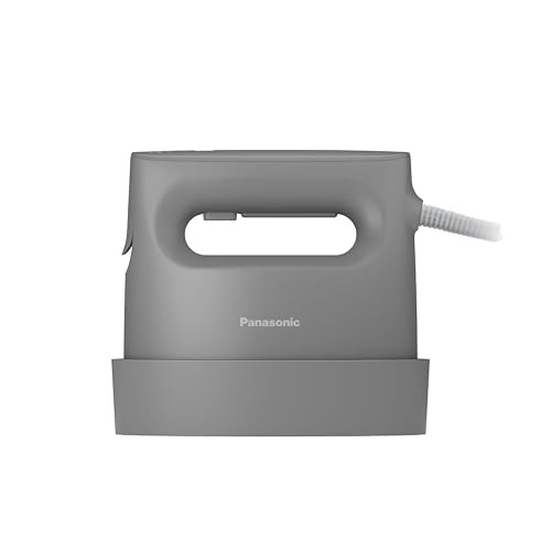 パナソニック スチームアイロン 衣類スチーマー NI-FS60A-H カームグレー 360パワフルスチーム コンパクトタイプ プレスもできる2WAY 脱臭 除菌