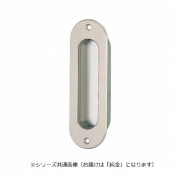 シロクマ ソリッド小判長両手掛面付 純金 MB-17