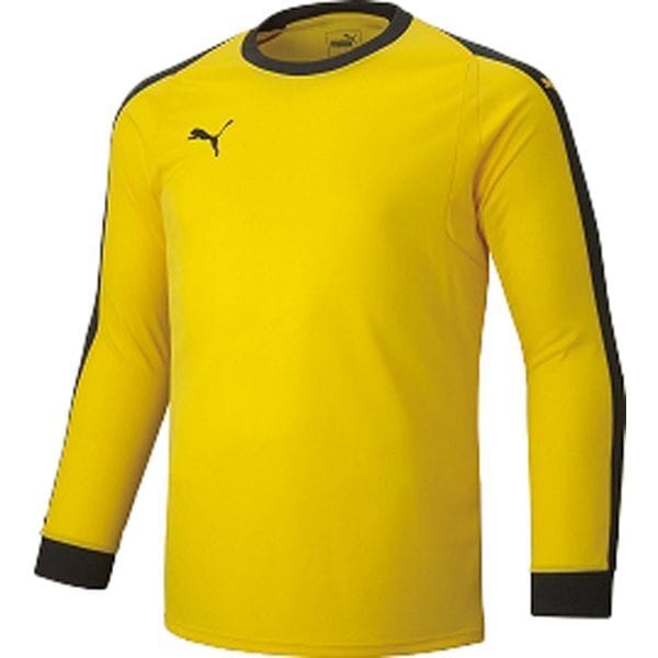 プーマ サッカーウエア LIGA GK シャツ パッドツキ サイバー イエロー×プーマ ブラック 3XL 729965 03
