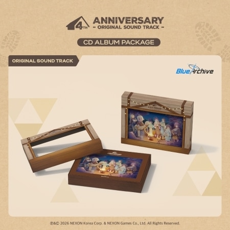 【Blue Archive】4th Anniversary OST [CD Album Package] - K POP Official SHOP