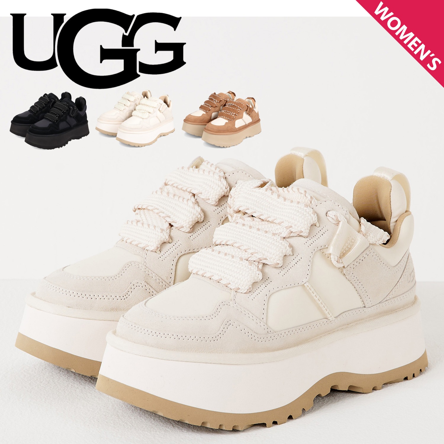 Qoo10] UGG スニーカー アストロメル レディース 厚 : シューズ