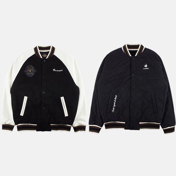 共用バーシティリバーシブル両面ジャケット ブラック QP423TJKO7_P407296647