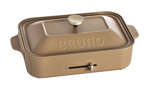 BRUNO ブルーノ コンパクトホットプレート 本体 プレート5種 (たこ焼き セラミックコート鍋 平面 マルチ グ