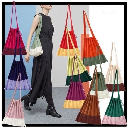JOSEPHSTACEY/Lucky Pleats Knit M MIX BAG