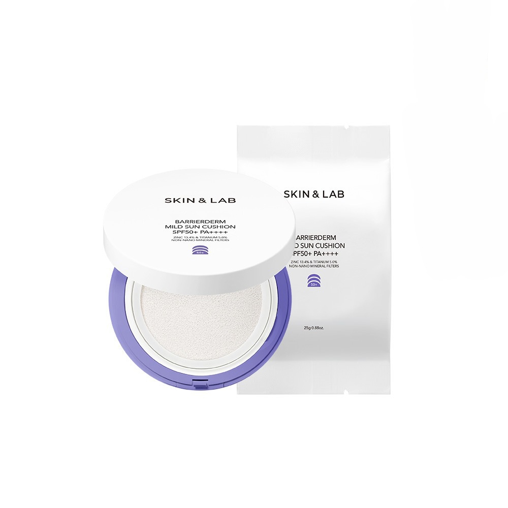 Skin&Lab Barrierderm Mild Sun Cushion 25g (main product + refill)