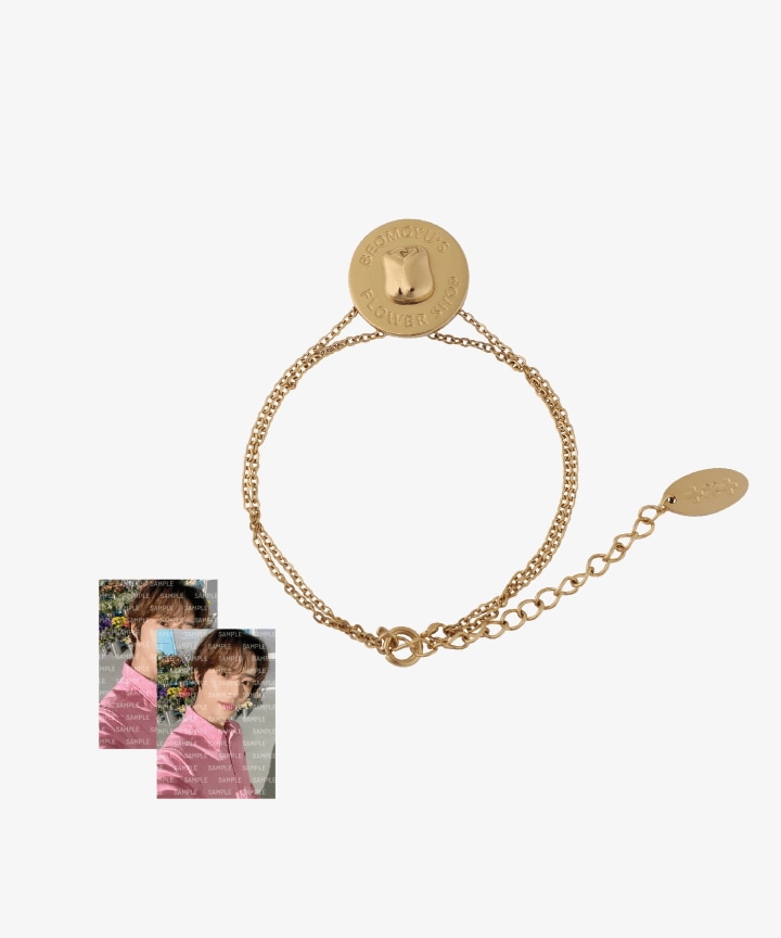 (BEOMGYU Bracelet (Gold)) TXT BEOMGYUs FLOWER SHOP BIRTHDAY MD