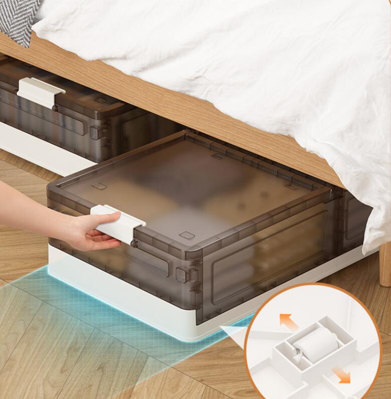 最新の製品 収納ボックス ベッド下 高さ17.5cm/20cm 折りたたみ 横置き 収納箱 衣類 引き出し 収納 ベッド下収納 衣装ケース すき間収納 ベッド ベッド下 日用品収納 引っ越し 大容量