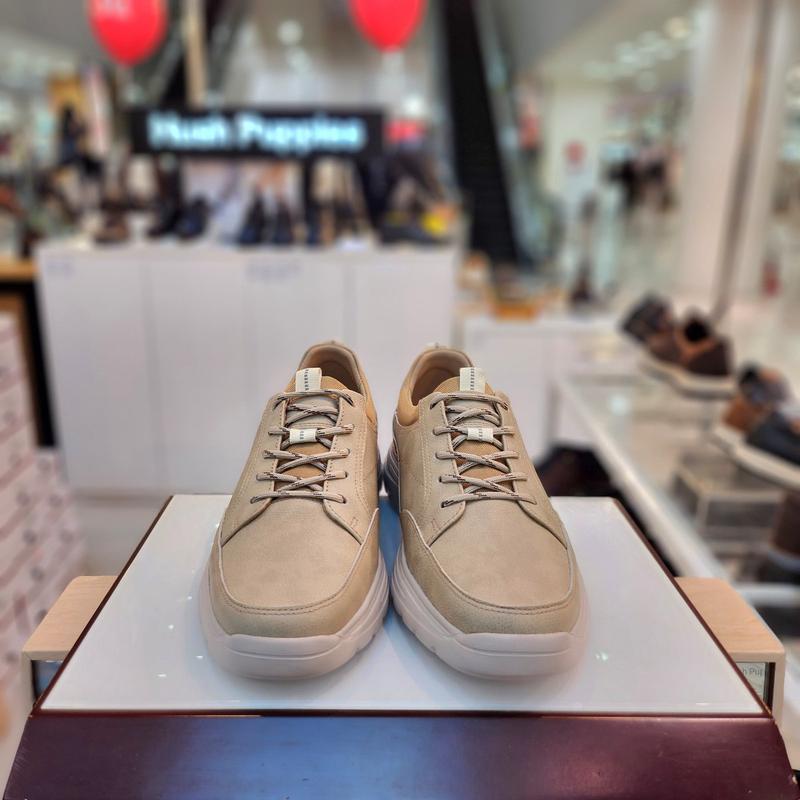 男性 足に優しい5cm軽量コンフォートカジュアルバンド紐スニーカー 3mr562-D