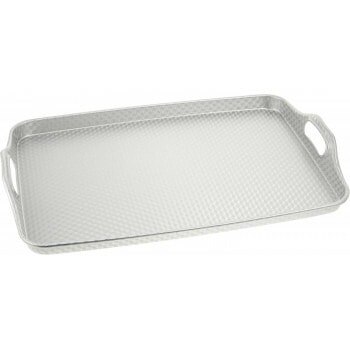 アカオアルミ アルミ脇取盆（エンボス加工） 中 AB2972