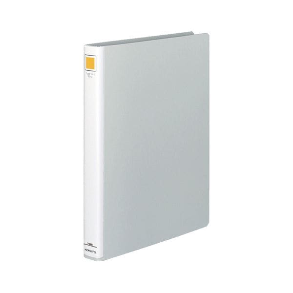 (まとめ) コクヨ チューブファイル(エコ) 片開き A4タテ 200枚収容 背幅35mm シルバー フ-E620C 1冊 (×10セット)