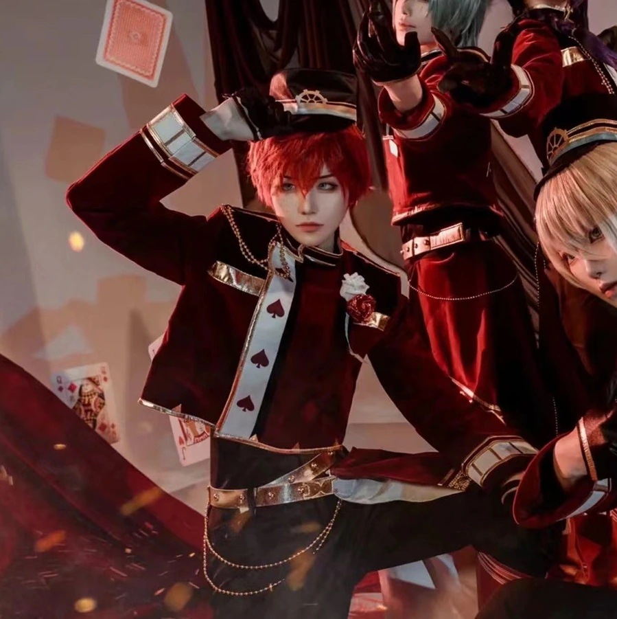 ES あんさんぶるスターズ ALKALOID Valkyrie「Artistic Partisan」 全員 白鳥藍良 風早巽 礼瀬マヨイ 天城一彩 コスプレ衣装 コスチューム