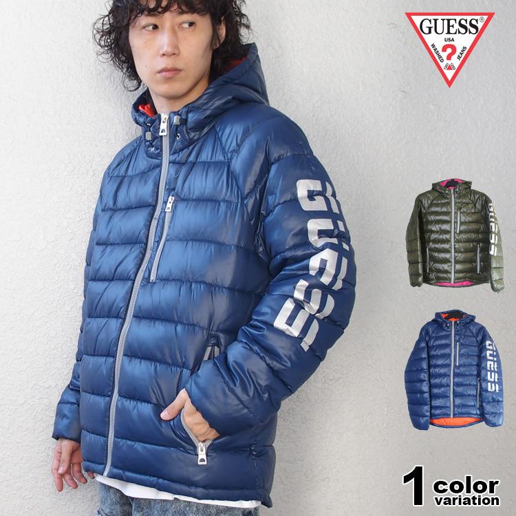 UK限定モデル 中綿 ジャケット パファーフード付 袖ロゴ ブランド ロゴ アメカジ メンズ レディース 並行輸入品　111an210