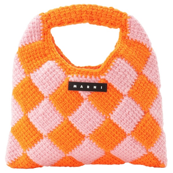 ハンドバッグ M00995 M00RP 0MC09 大人もOK ダイアモンドクロシェ かぎ針編み オレンジ ピンク KIDS MW84F DIAMOND CROCHET 21,600円